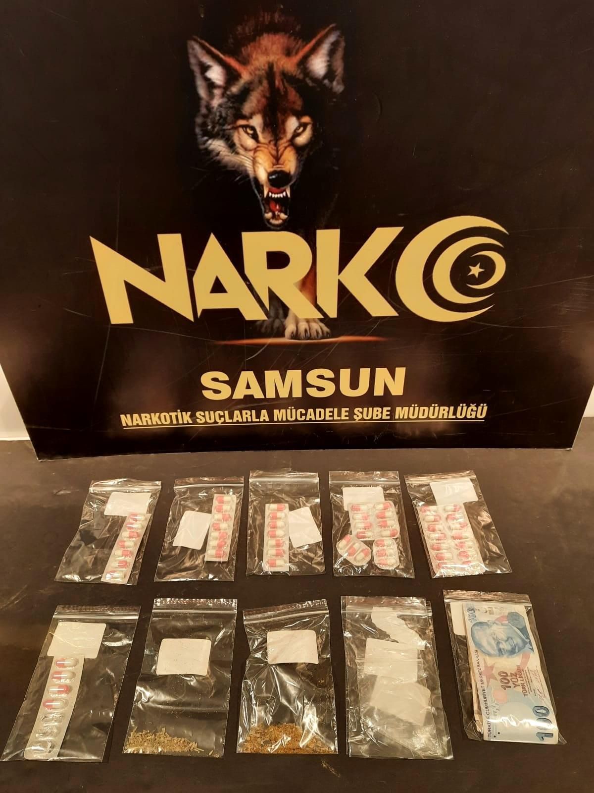 Samsun\'da uyuşturucu ticaretinden 2 kişi tutuklandı