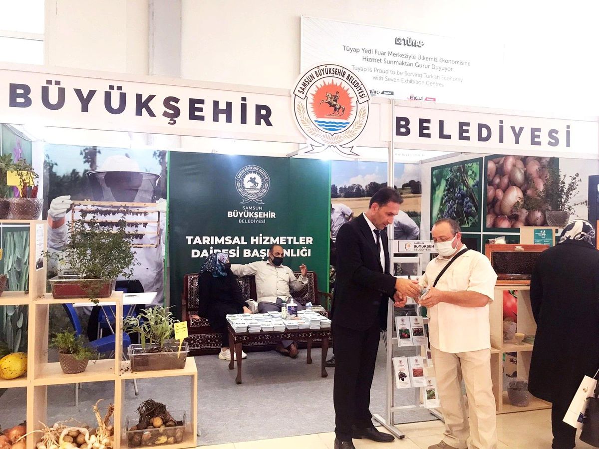 Tarım Fuarı\'na Samsun Büyükşehir Belediyesi damgası