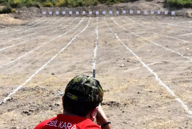 Tek kurşun atışları Ege finali Sındırgı'da yapıldı