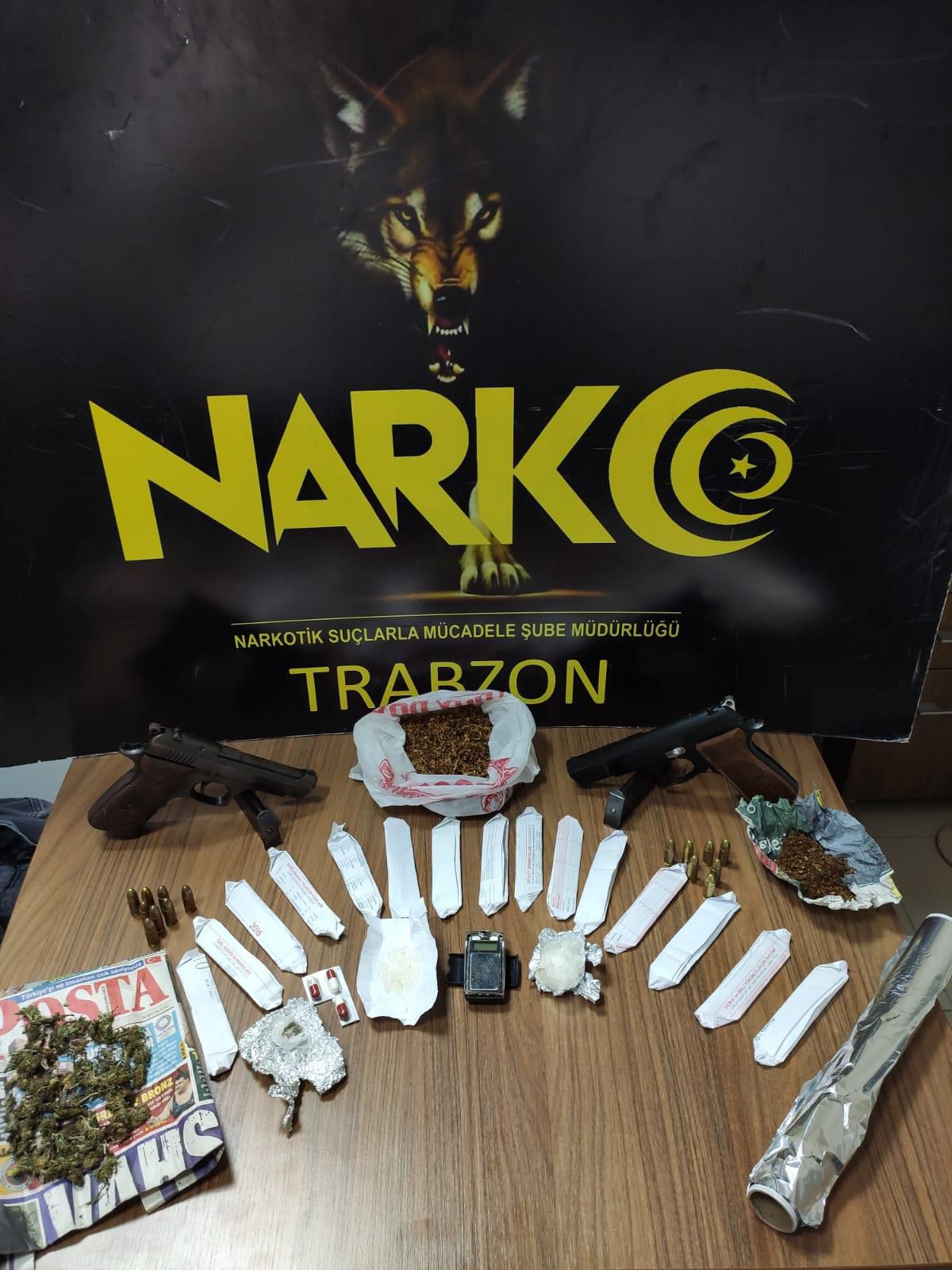 Trabzon\'da uyuşturucu operasyonu