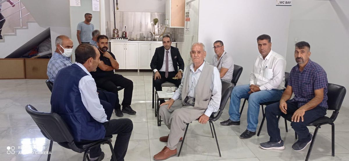 AK Parti Ergani İlçe Başkanı Dolu, vatandaşlarla bir araya geldi