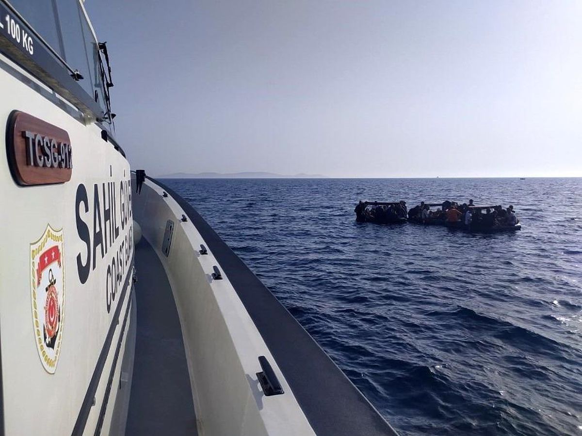 Aydın\'da dört farklı operasyonda 155 düzensiz göçmen kurtarıldı