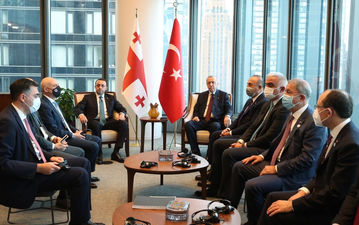 Cumhurbaşkanı Erdoğan, Gürcistan Başbakanını kabul etti