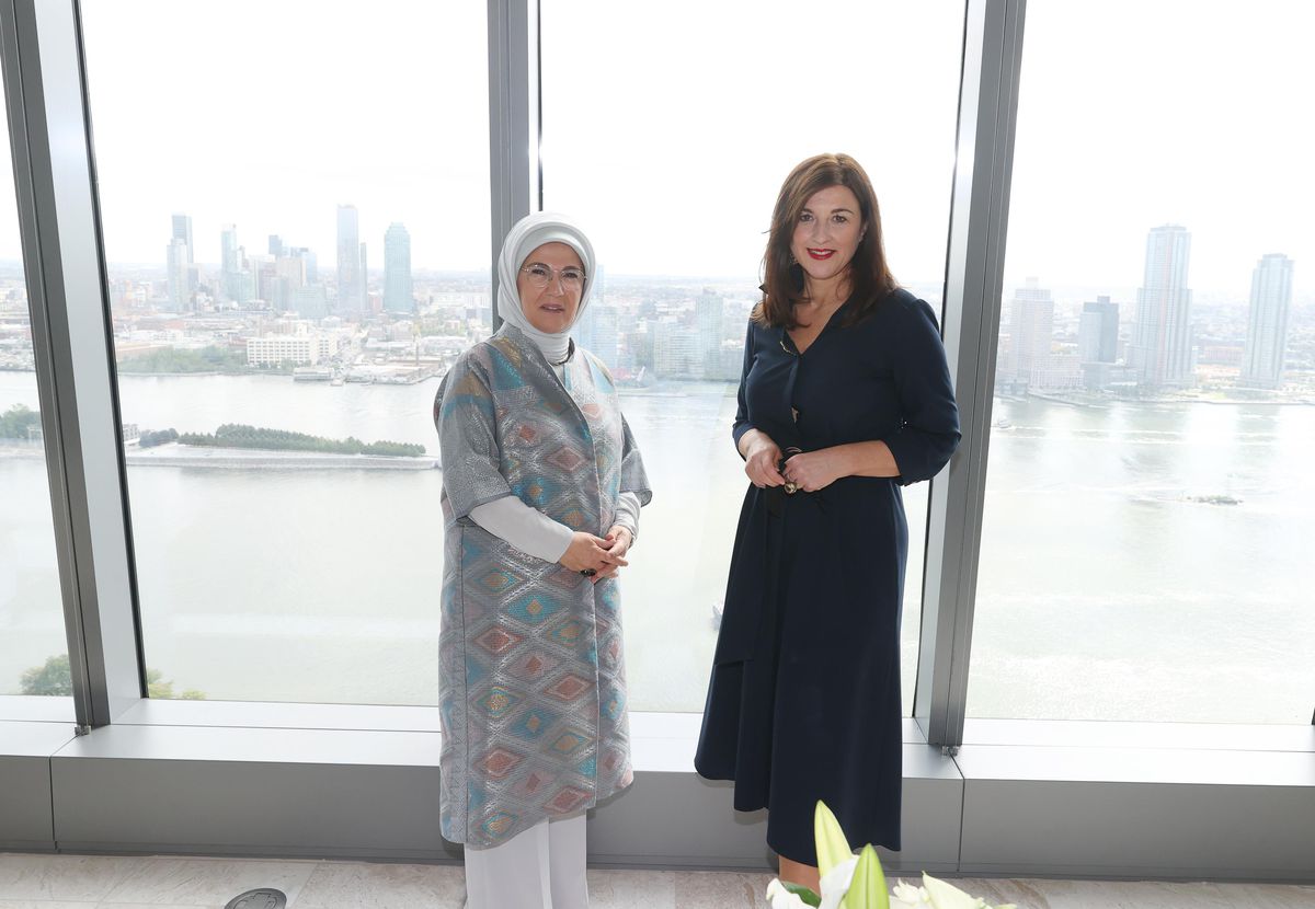 Emine Erdoğan, Hırvatistan First Lady\'si ile bir araya geldi