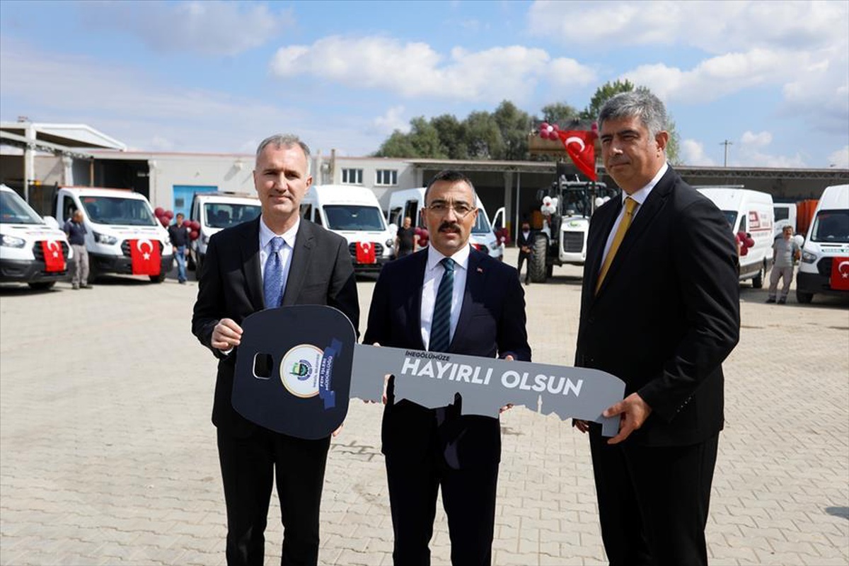 İnegöl Belediyesi\'nin araç filosu güçleniyor