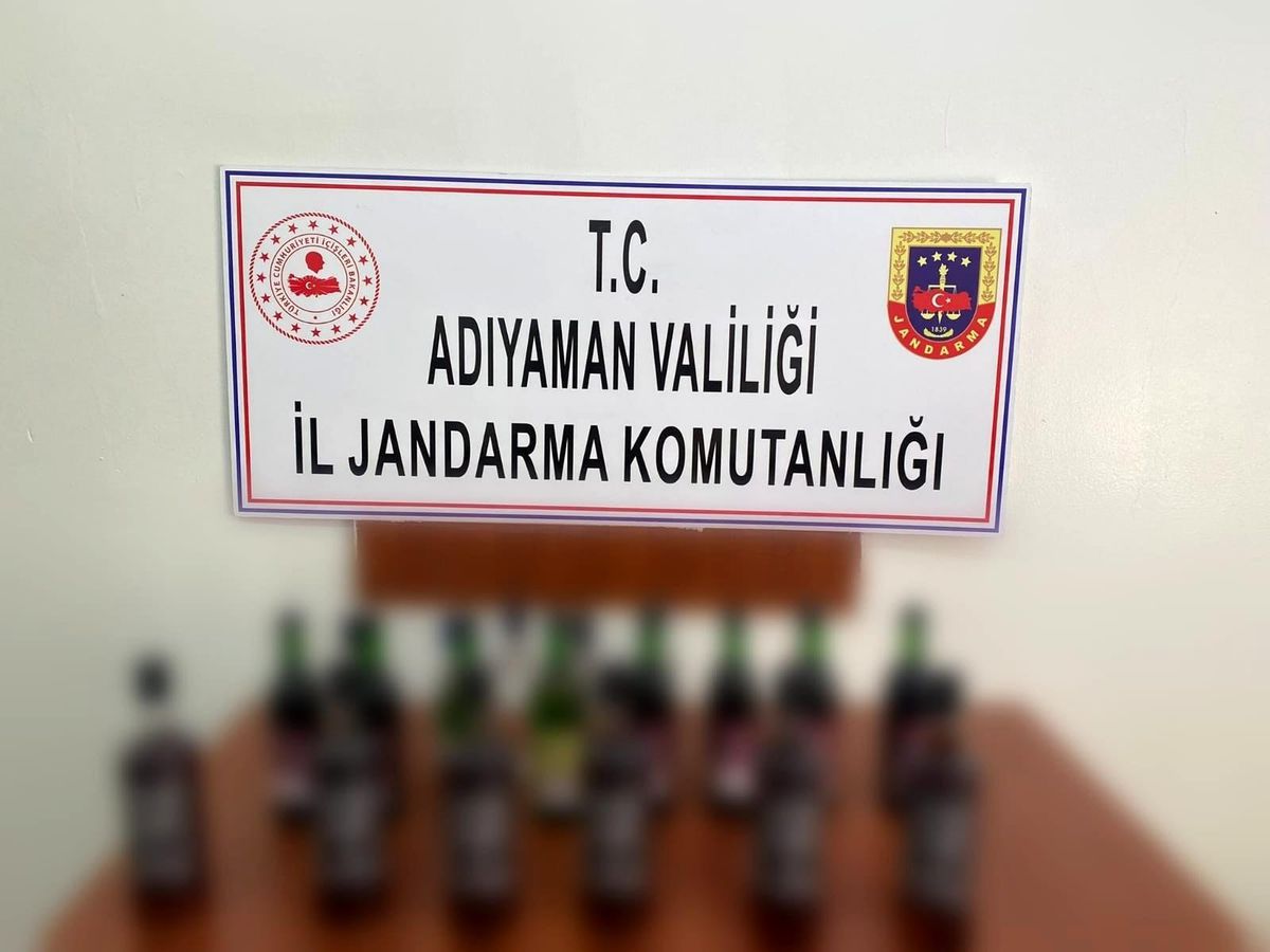 Jandarma ekiplerinden kaçak içki operasyonu