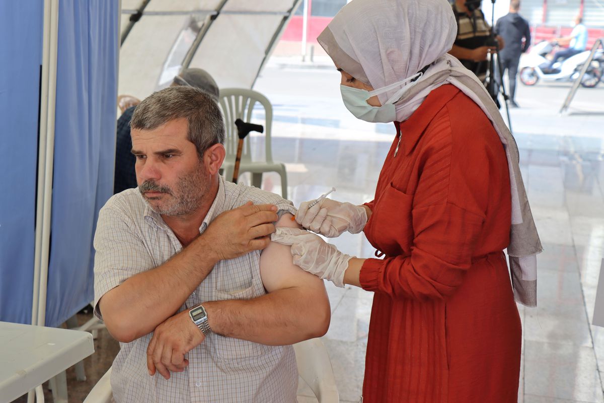 Kilis\'te 2. doz aşılamada mavi kategoriye ulaşmak için çalışmalar sürüyor