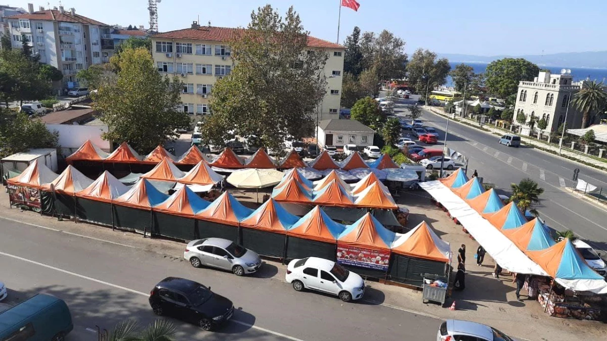 Mudanya\'da "Yöresel Ürünler Pazarı" kaldırıldı