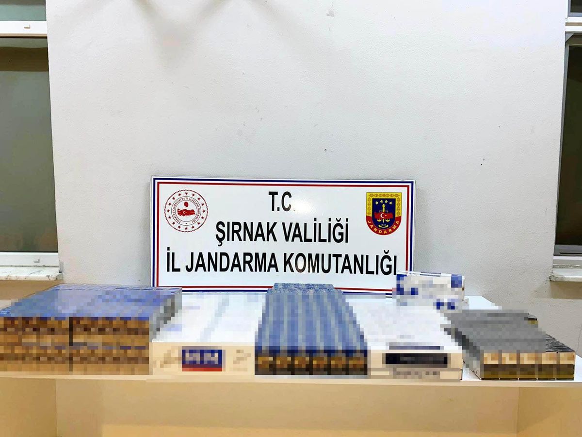 Şırnak\'ta 22 bin 200 karton kaçak sigara ele geçirildi