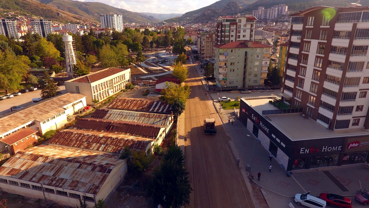 Tokat\'ta asfaltlama çalışmaları sürüyor