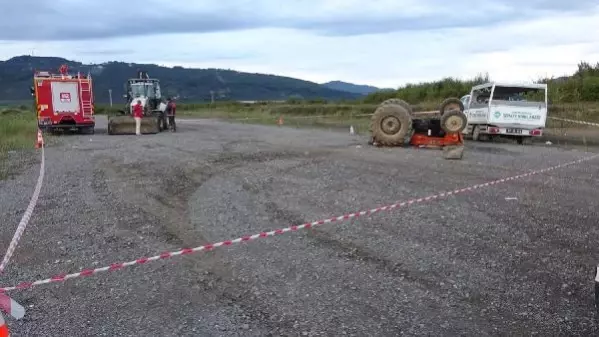 Traktörle drift atan gençler kaza yaptı: 1 ölü, 1 yaralı