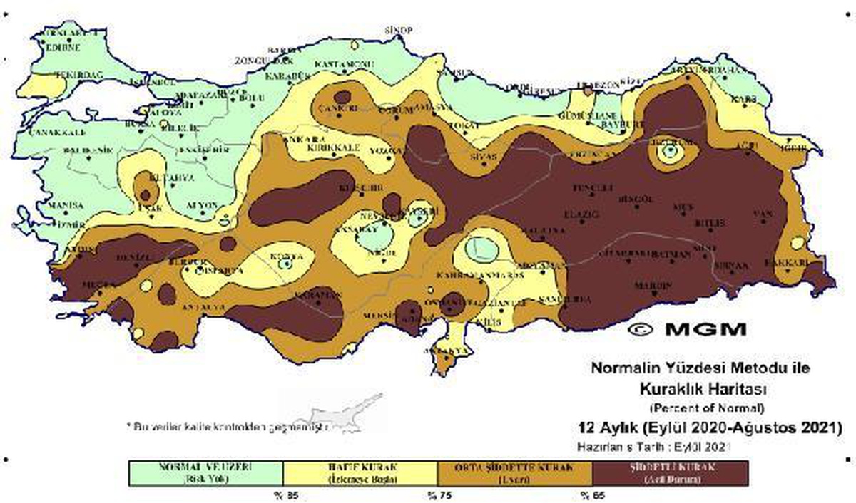 Analiz raporları yayımlandı; ağustos ayı \'şiddetli kurak\' yaşandı