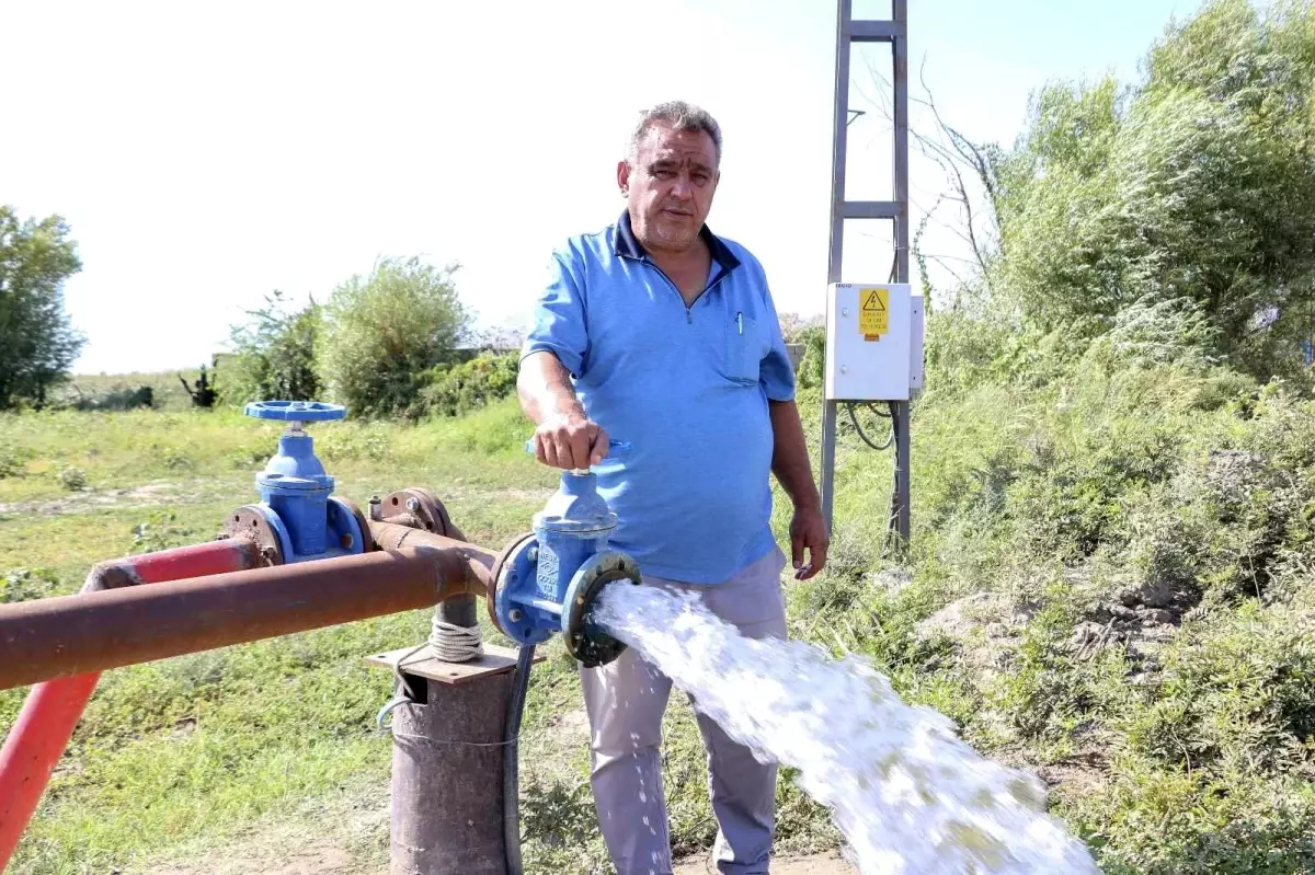 Büyükşehir bir dokunuşla, bin dönüm arazinin sulanmasını sağladı