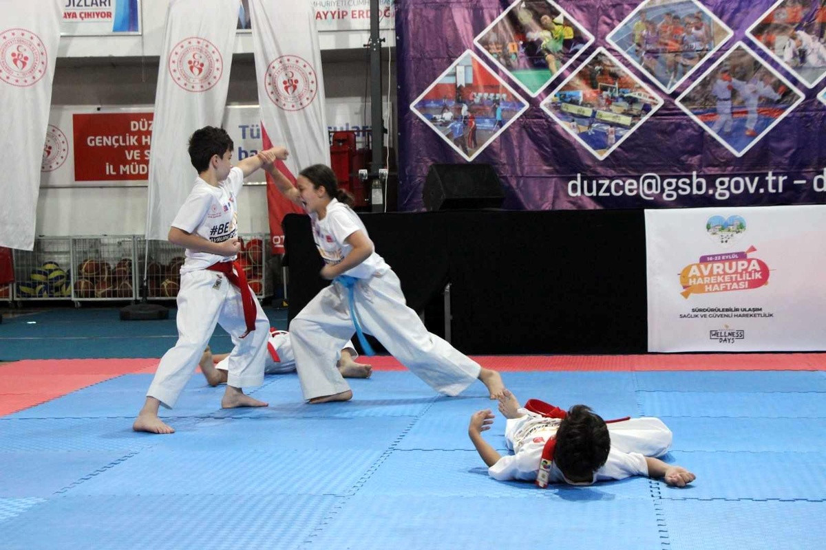 Düzce\'de Avrupa Spor Haftası spor etkinlikleriyle başladı