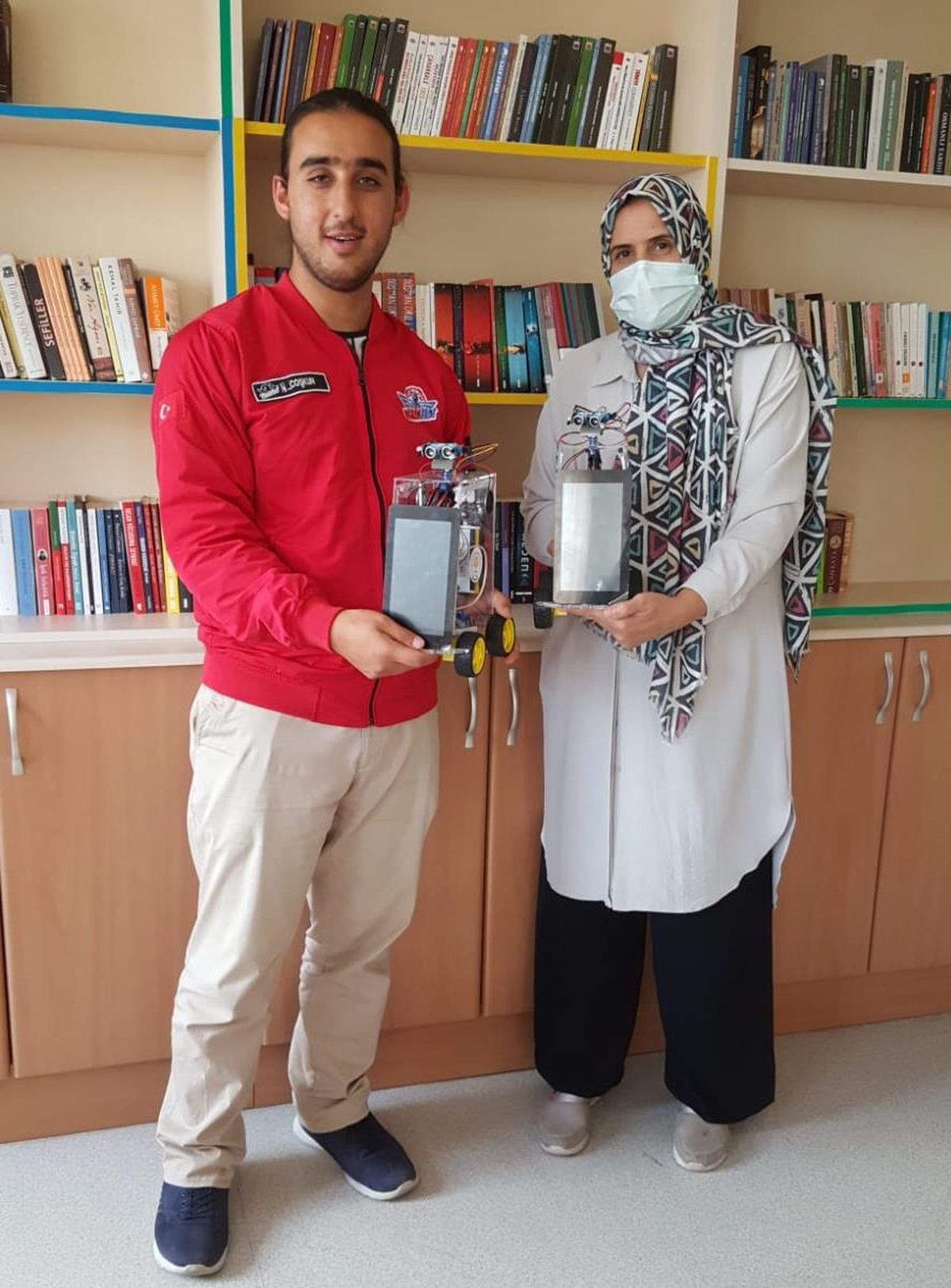 Gaziantepli öğrencinin geliştirdiği "Robot Rafık" TEKNOFEST finaline katılacak