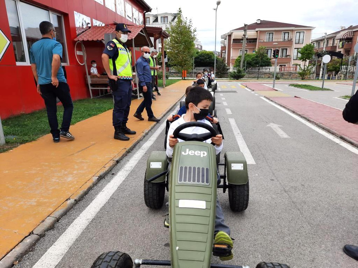 Son dakika haberleri | Jandarmadan öğrencilere uygulamalı trafik eğitimi