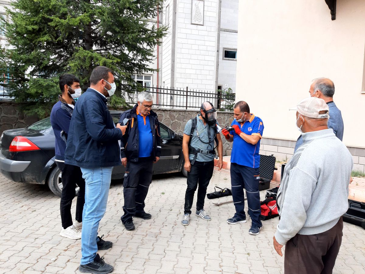 Karakeçili\'de itfaiye personeline eğitim verildi