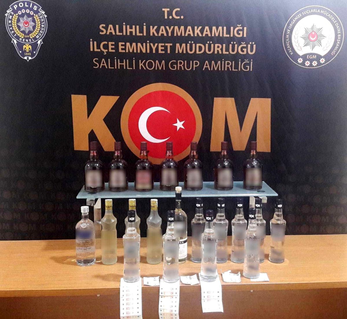 Manisa\'da sahte içki operasyonu