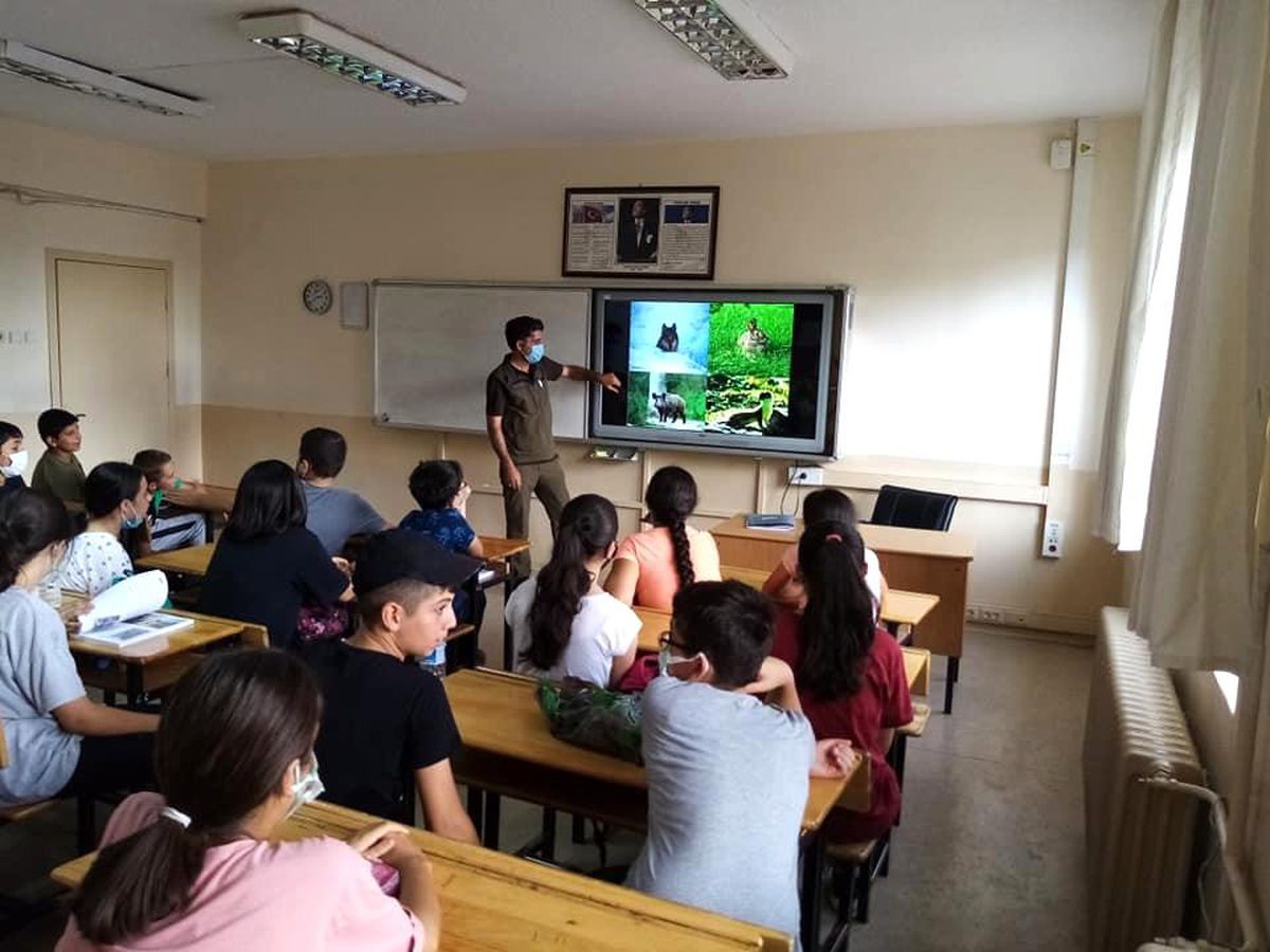 Öğrencilere biyolojik çeşitlilik anlatıldı