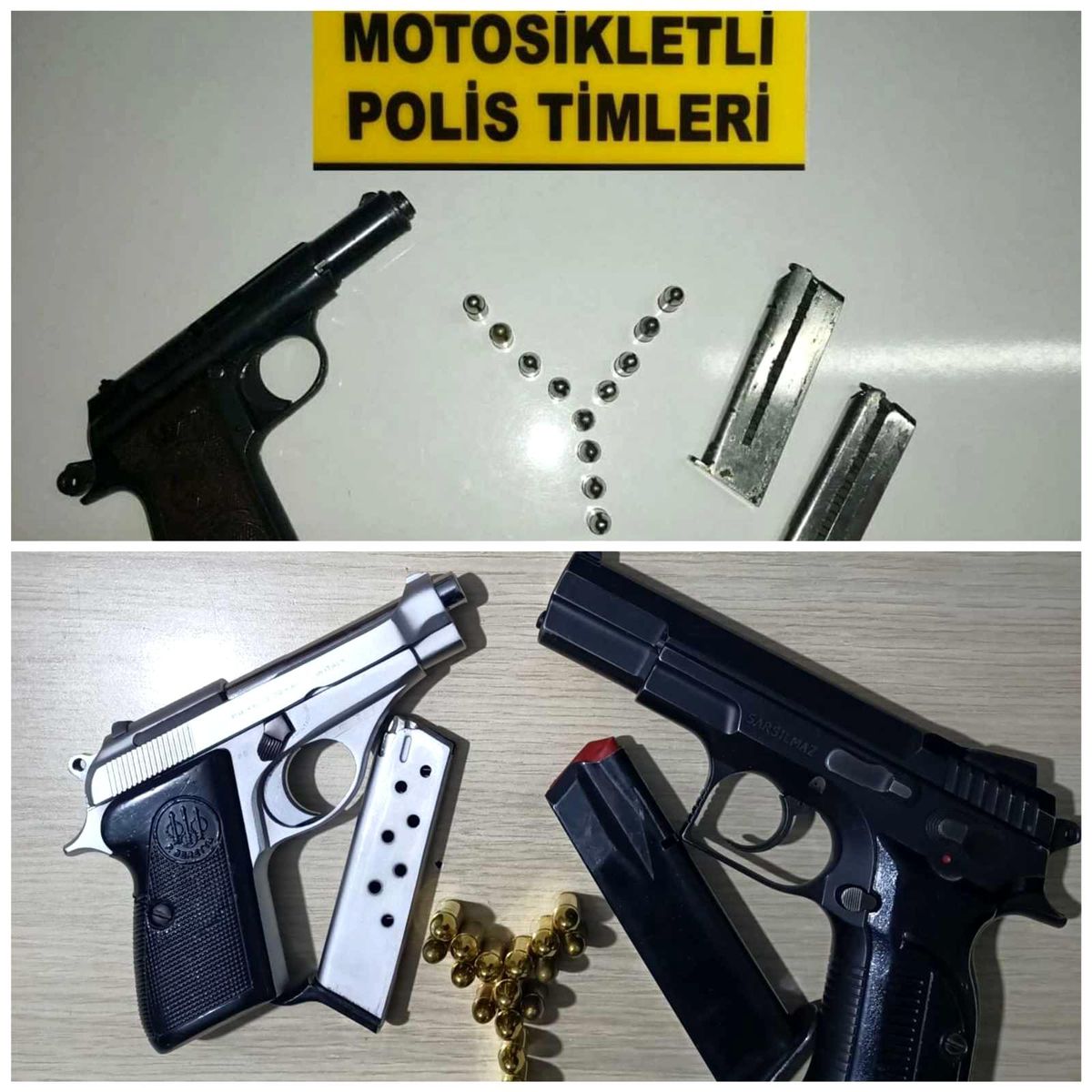 Osmaniye\'de ruhsatsız 6 silah ele geçirildi
