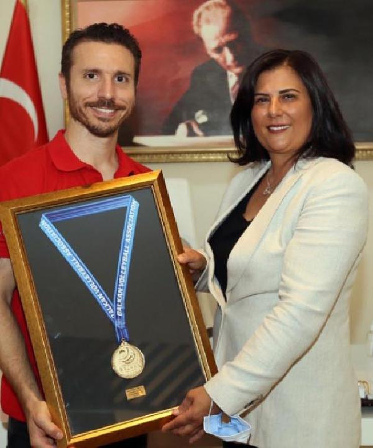 Aydınlı voleybolculardan Çerçioğlu\'na ziyaret