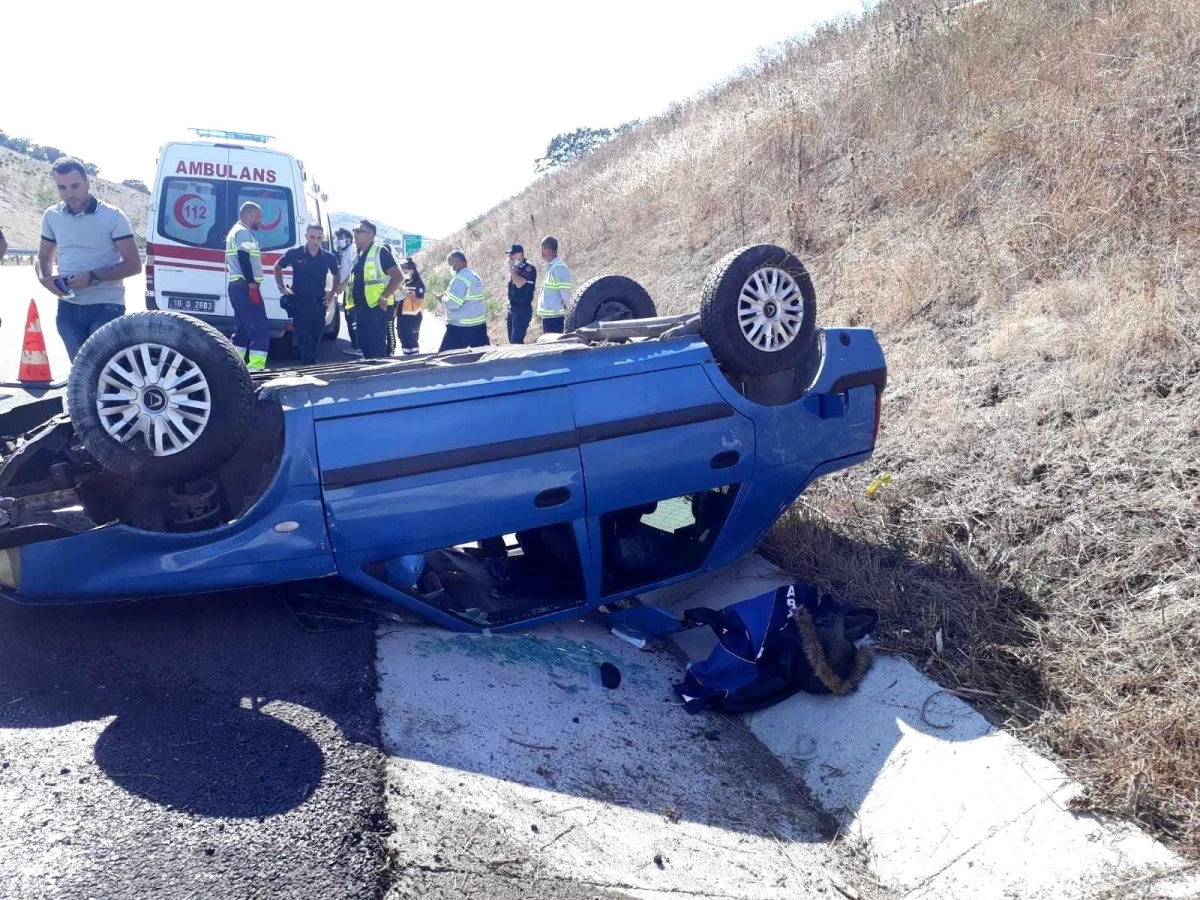 Son dakika haberi | Balıkesir\'de otoyolda trafik kazası: 1 yaralı