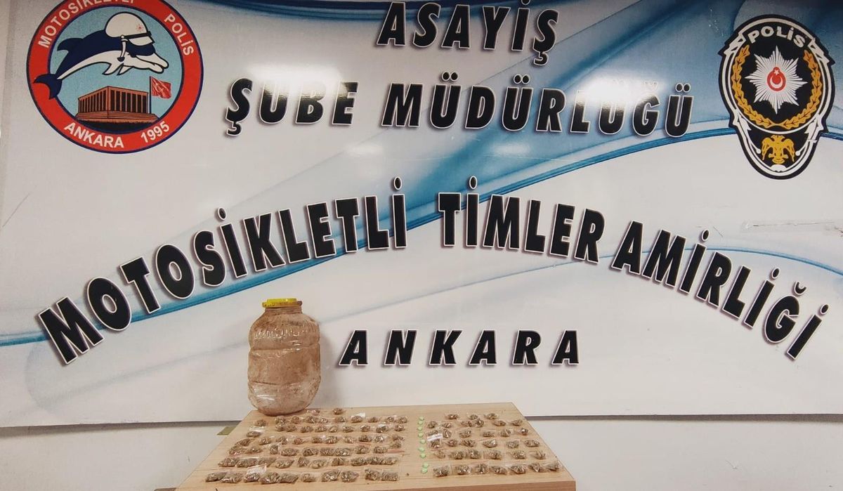 Başkent\'te 32 paket satışa hazır halde uyuşturucu madde ele geçirildi