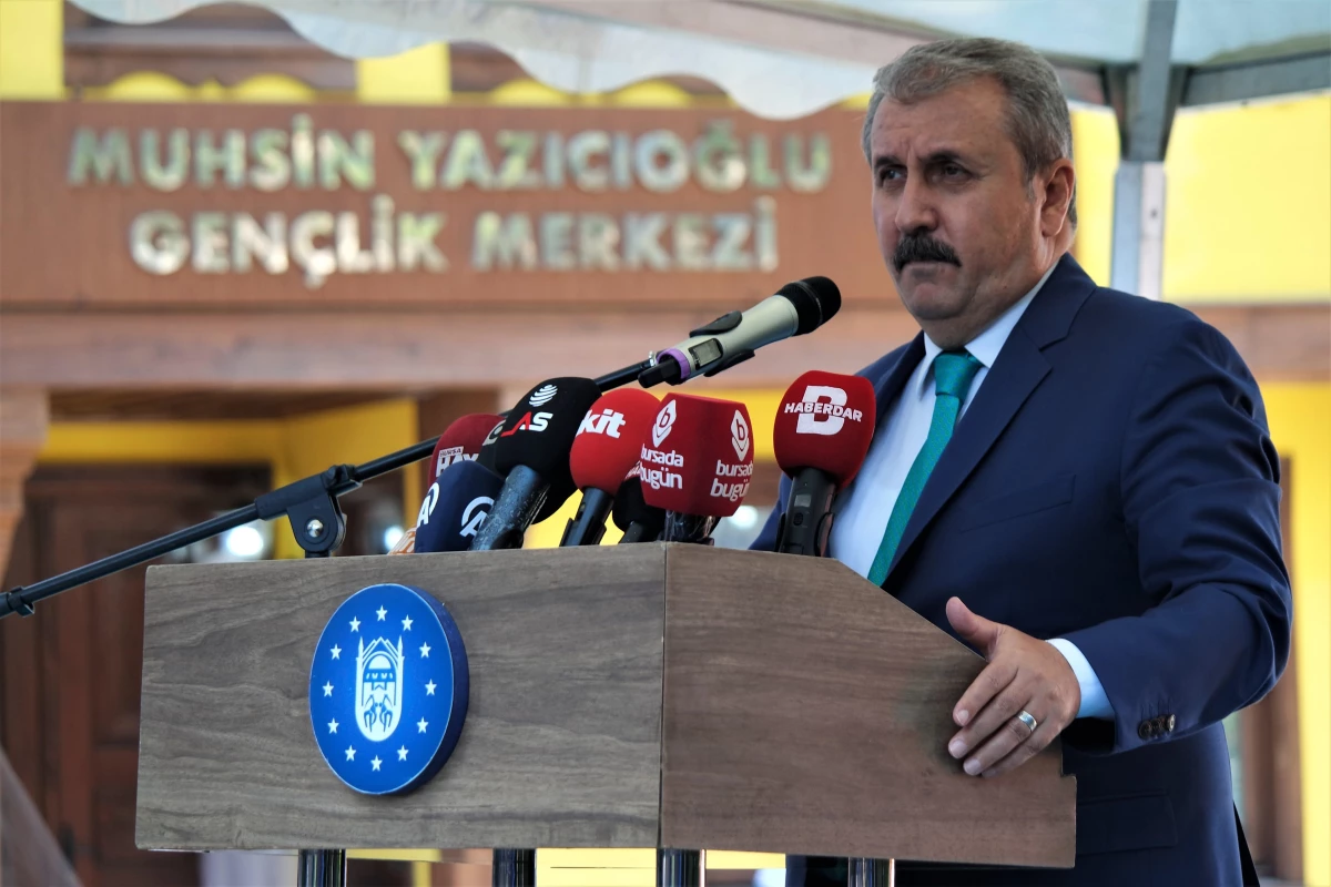 BBP Genel Başkanı Destici, Bursa\'da Muhsin Yazıcıoğlu Gençlik Merkezinin açılışına katıldı Açıklaması