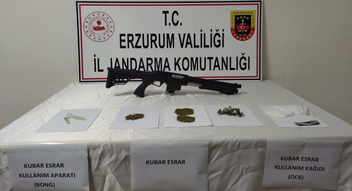 Erzurum\'da uyuşturucu operasyonunda 3 zanlı yakalandı