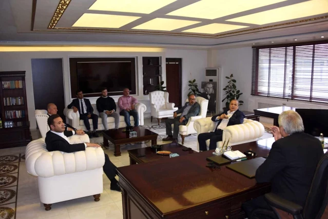 Genel Başkan yardımcılarından Başkan Bakkalcıoğlu'na ziyaret