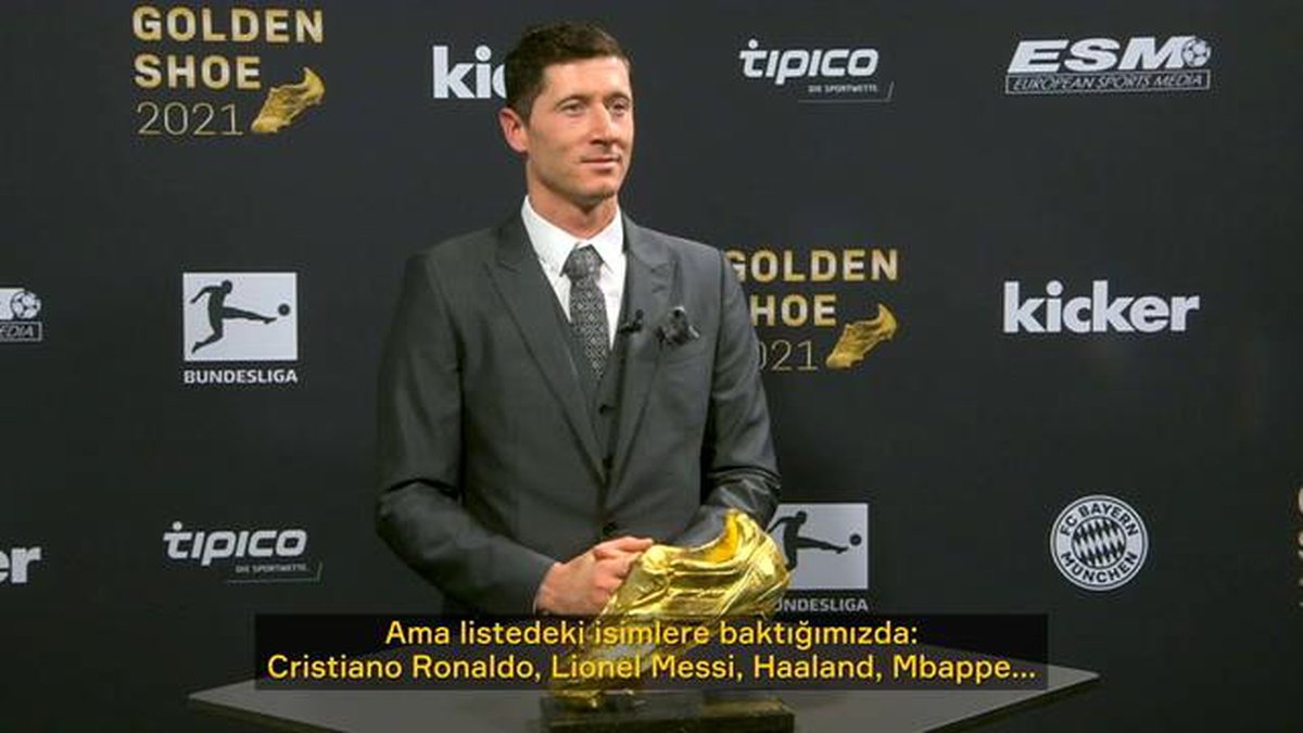 Lewandowski, 2021 Altın Ayakkabı Ödülünü Kazanması Hakkında Konuştu