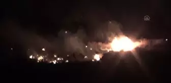 Makilik alanda çıkan yangın söndürüldü