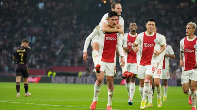 Ajax, Beşiktaş maçı öncesi alev aldı! Hollanda Eredivisie maçında Groningen'i 3-0 mağlup ettiler