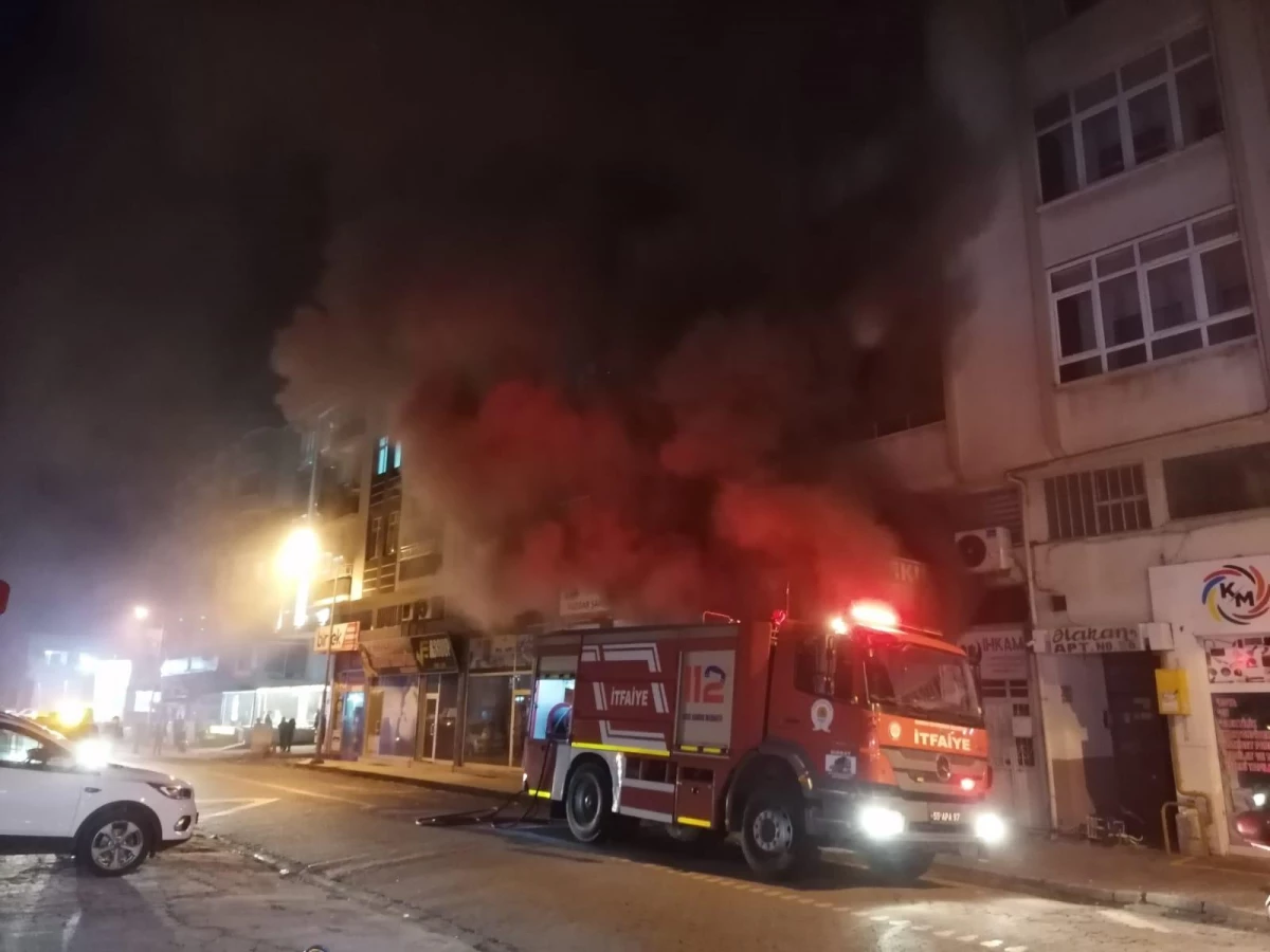 Çarşamba\'da iş yerindeki yangın hasara neden oldu