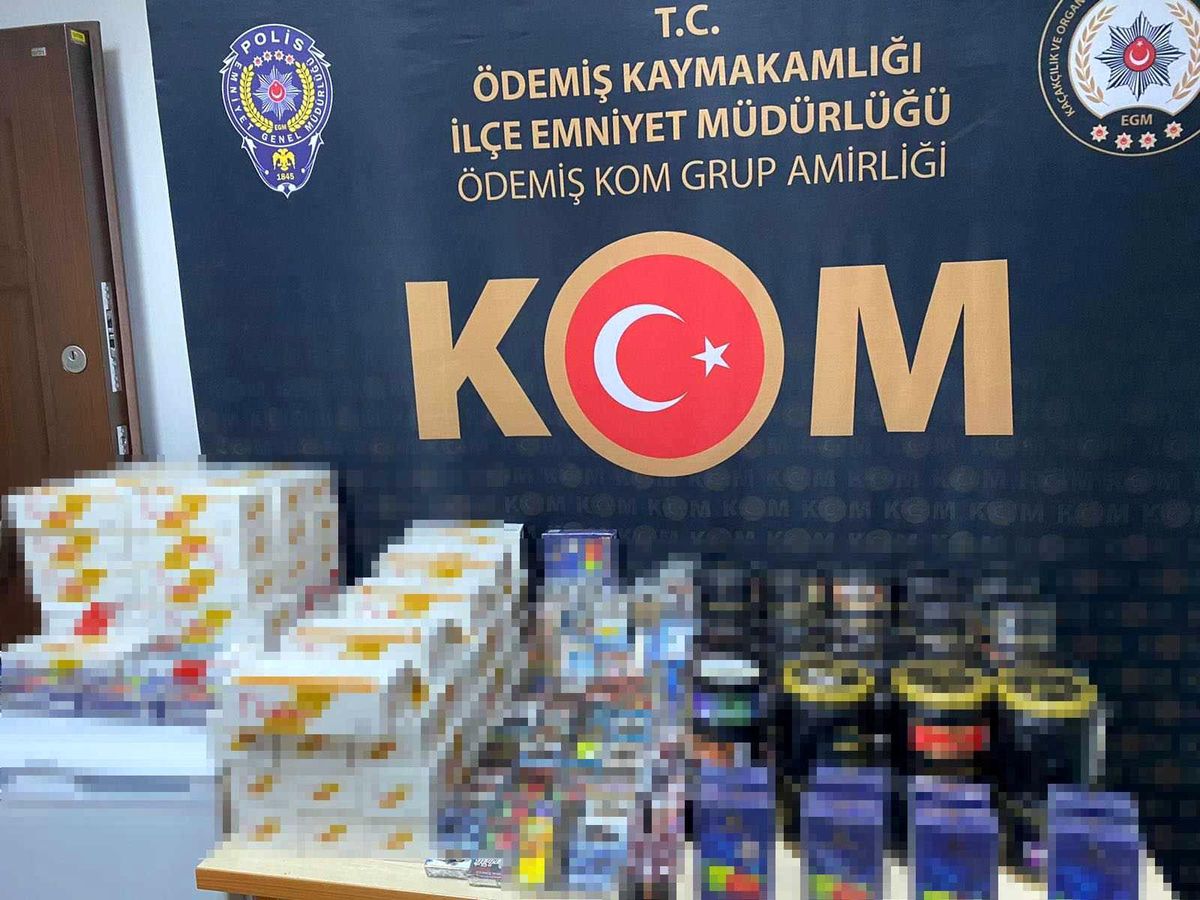 Son dakika haber! İş yerine operasyon: 48 kilo kaçak nargile tütünü yakalandı