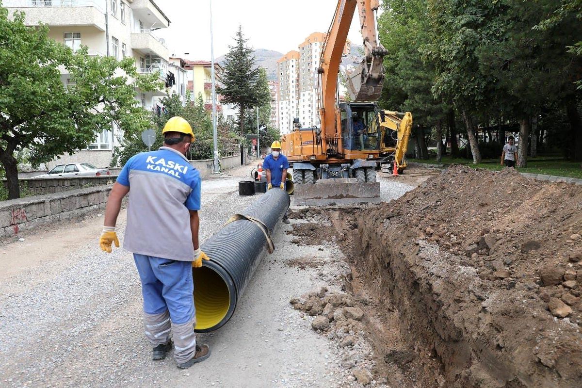 KASKİ, Yağmur Sularını Kanalizasyon Hattından Ayırıyor