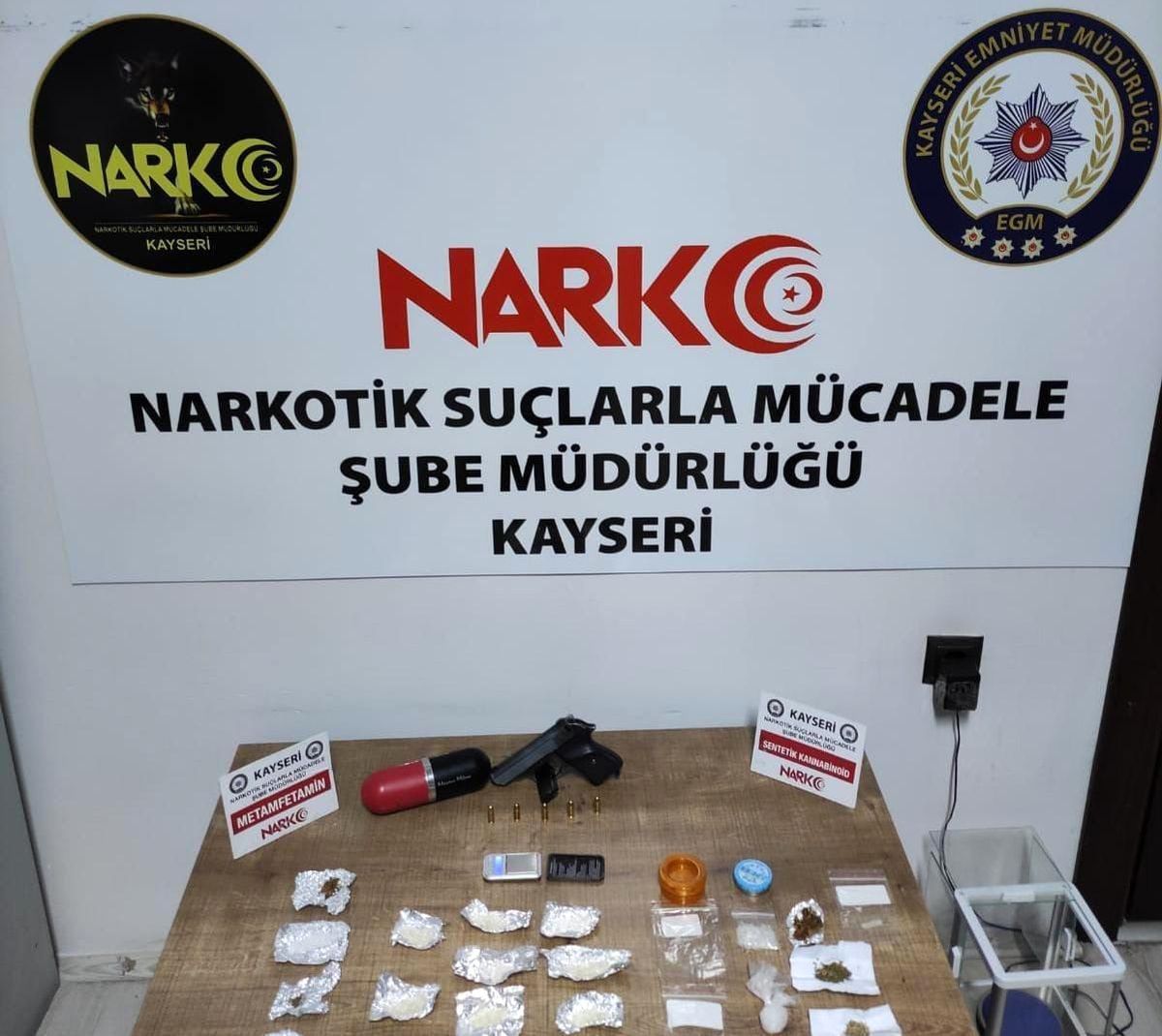 Son dakika haber! Kayseri emniyetinden ortak uyuşturucu operasyonu: 5 gözaltı