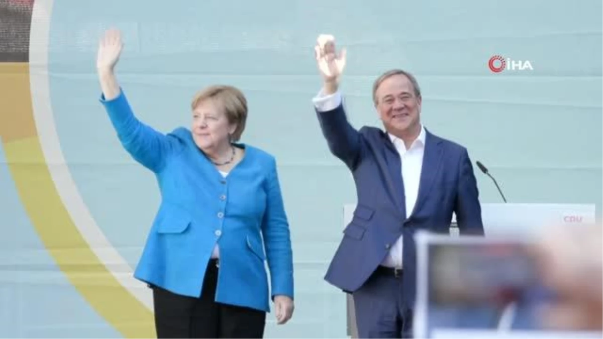 Merkel, seçime 1 gün kala "Almanya\'nın istikrarı" için Laschet\'e oy istediMerkel: "İstikrarlı bir ülke için oylarınızı CDU/CSU için kullanmanızı...