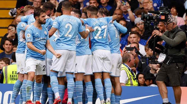 Premier Lig'de haftanın maçında Manchester City, deplasmanda Chelsea'yi 1-0 mağlup etti