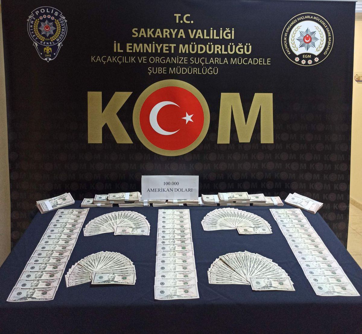Sakarya\'da 2 bin adet sahte 50 dolarlık banknotlarla yakalanan şüpheli tutuklandı