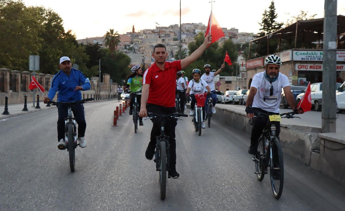 Şanlıurfa\'da farkındalık için pedal çevirdiler