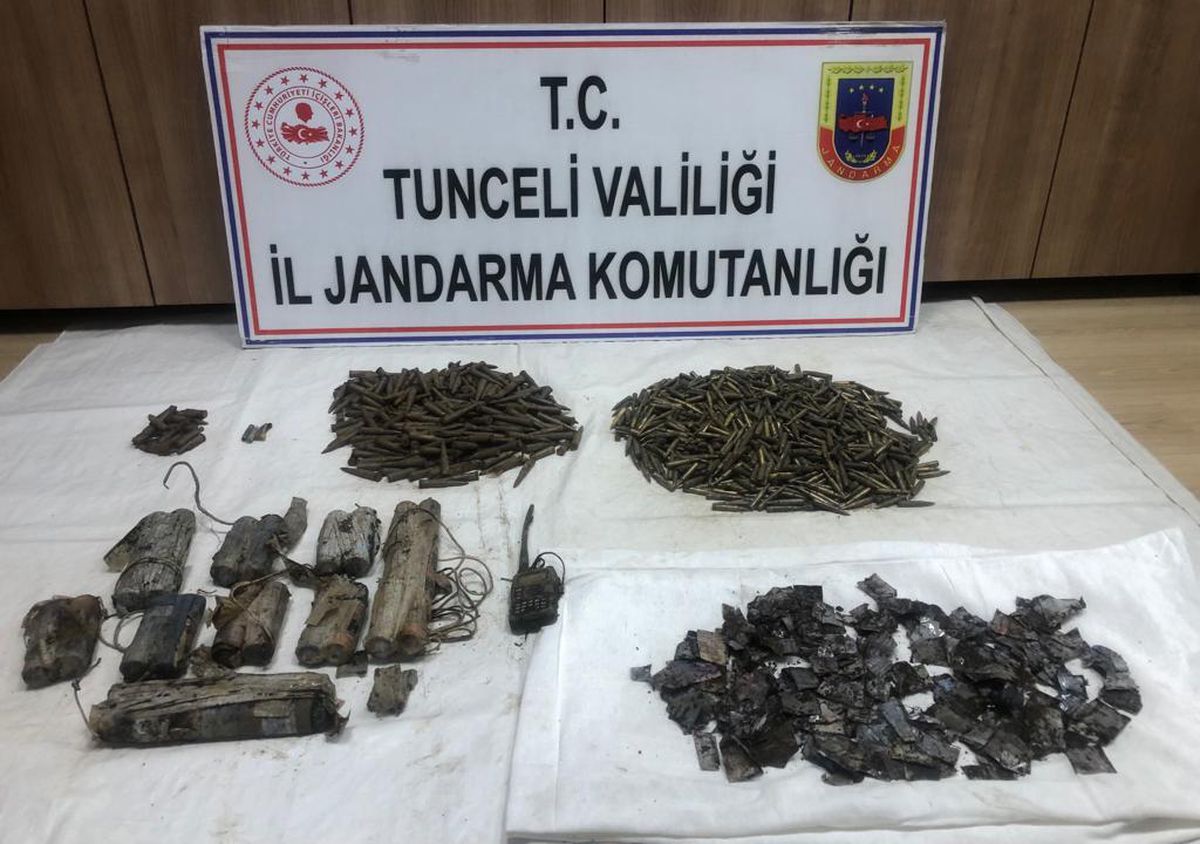 Tunceli\'de teröristlerin kullandığı 5 odalı sığınak imha edildi