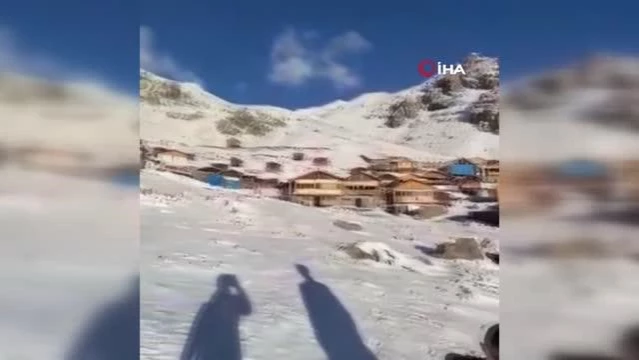 Artvin'de kar yağdı, yaylalar beyaza büründü