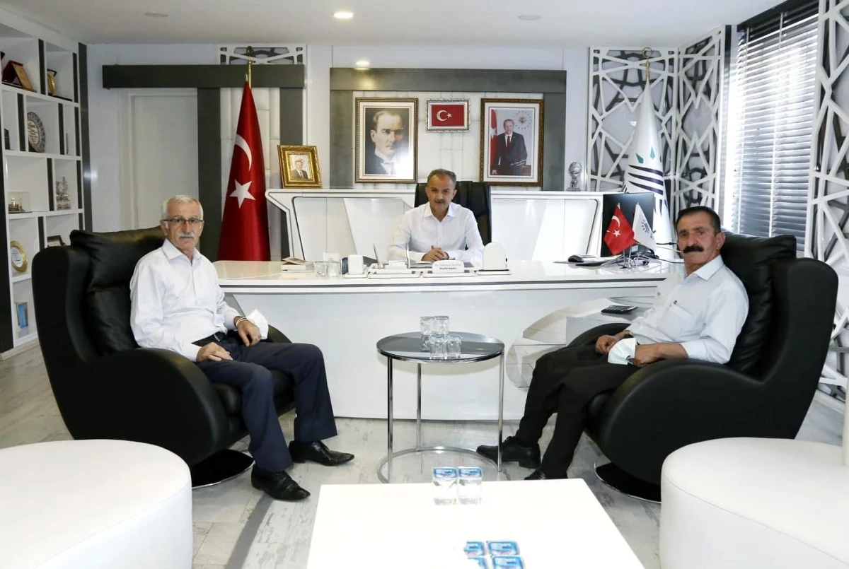 Alevi Kültür Derneği Başkanı Tanrıverdi\'den Başkan Kılınç\'a ziyaret