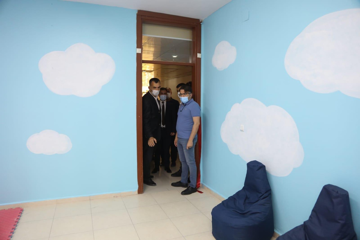 Kızıltepe Bilim ve Sanat Merkezinde kütüphane ve atölye açıldı