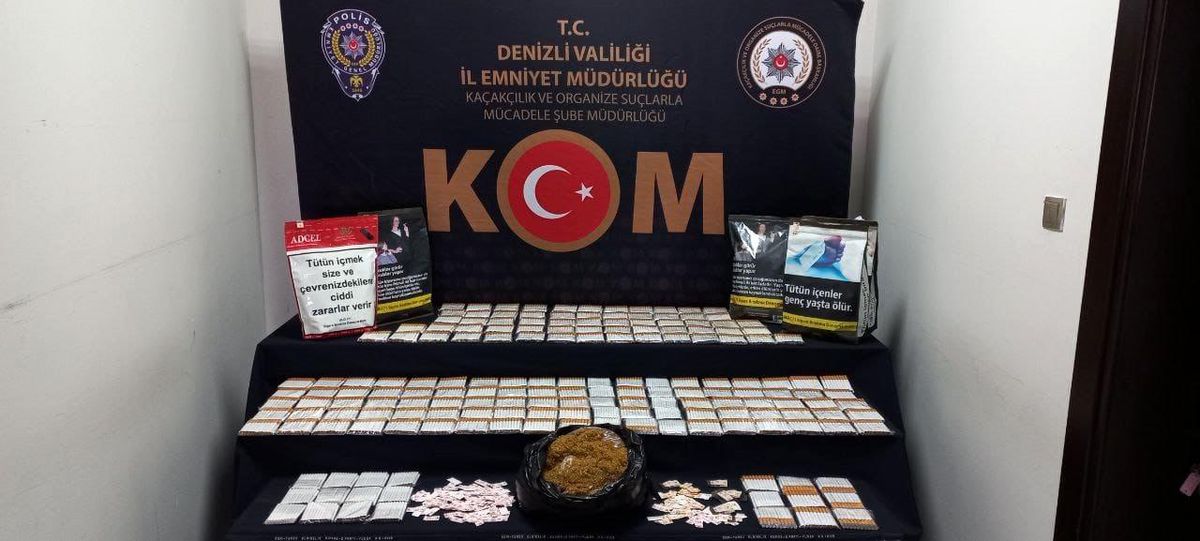 Son dakika haberi... Denizli\'de kaçakçılara 2 ayrı operasyon: 2 gözaltı