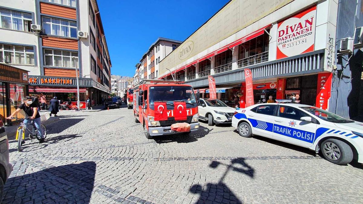 Gümüşhane\'de İtfaiye teşkilatının kuruluşu kutlanıyor