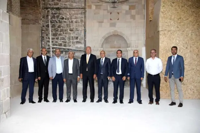 Milletvekili Kahtalı, restorasyon çalışmaları süren camiyi ziyaret etti