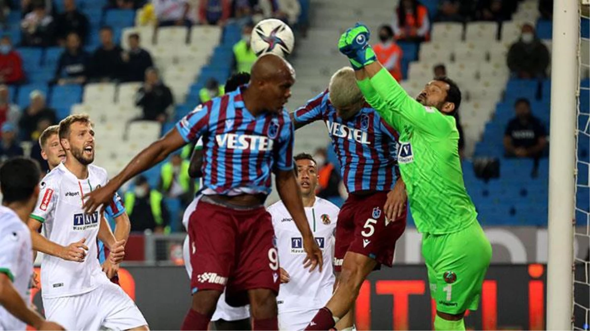 Süper Lig\'in gözü bu maçtaydı! Trabzonspor, Alanya karşısında liderlik fırsatını tepti: 1-1