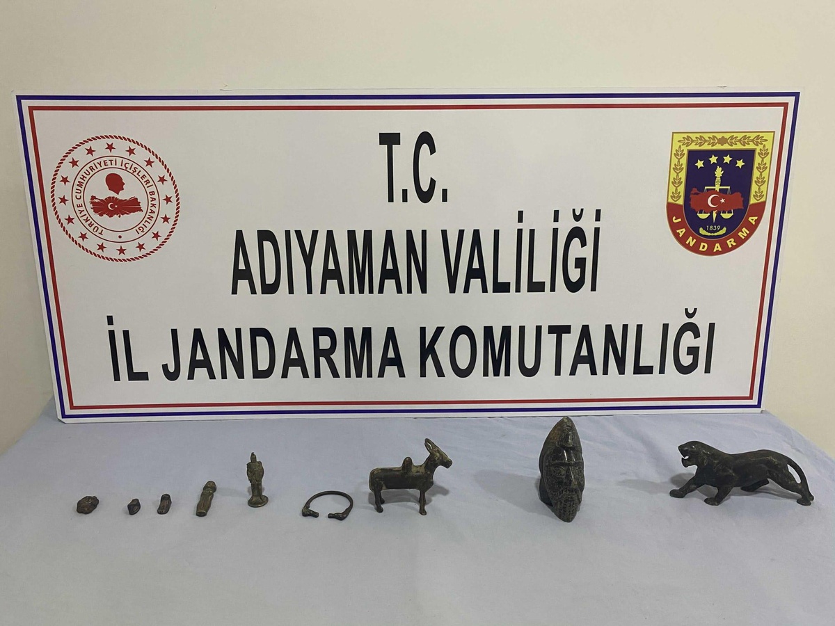 Son dakika haberleri! Adıyaman\'da tarihi eser kaçakçılarına operasyonda 1 şüpheli gözaltına alındı